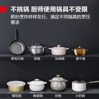 德玛仕DEMASHI商用电磁炉3500W大功率商用家用电陶炉台式熬汤炉炒菜炉电池炉凹面 DTL-TC3500-F1