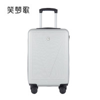 笑梦歌 拉杆箱旅行箱行李箱双杆拉杆箱万向轮20英寸男女学生 太空银 20英寸 MG1996 耳朵行李箱 太空银