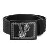Versace JEANS 范思哲 男士皮革板扣式皮带腰带 D8YTBF02 70938
