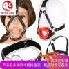 成人情趣sm用品男女用钢铁环阳具口塞口球塞口枷张开口器鼻钩翘唇