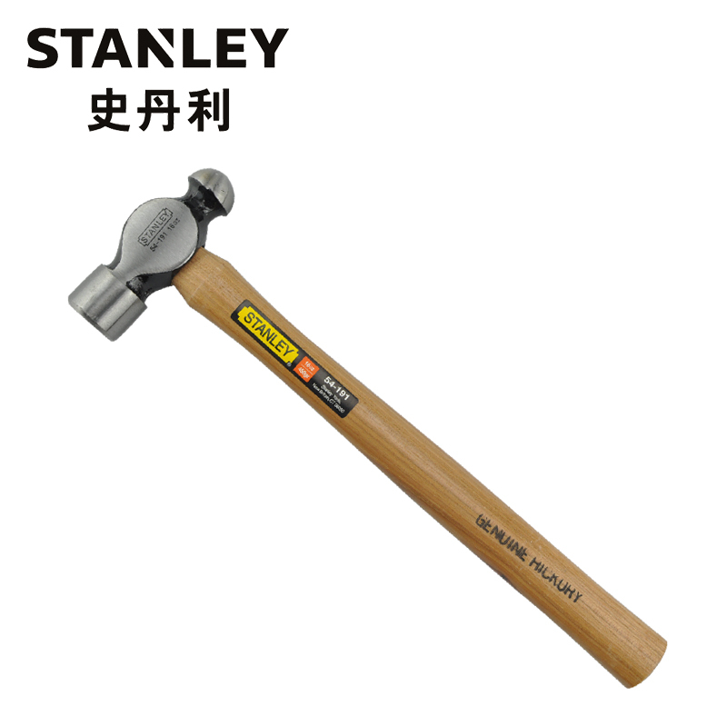 史丹利Stanley 54-193-23 硬木柄圆头锤家庭用榔头32oz