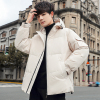 吉普战车(JIPUZHANCHE)2020男装冬季新款男士羽绒服男加厚保暖连帽时尚百搭舒适休闲中青少年男士时尚羽绒服