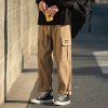 春夏薄款裤子男宽松束脚工作裤潮牌工装裤韩版潮流裤