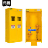 伟樽防爆气瓶柜黄色双瓶二代报警器900*450*1900mm台