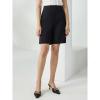 [1件5折价:134.5]MECITY女装夏季新款简约时尚不对称设计纯色梭织短裤西装裤女