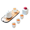 古镇陶瓷景德镇陶瓷家用泡茶茶杯功夫茶具整套套装礼盒7头茶具克拉