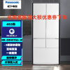松下NR-EW45TGA-W 453升多门嵌入式冰箱超薄 变频宽幅变温 纳诺怡X 双循环系统 自动制冰 白色
