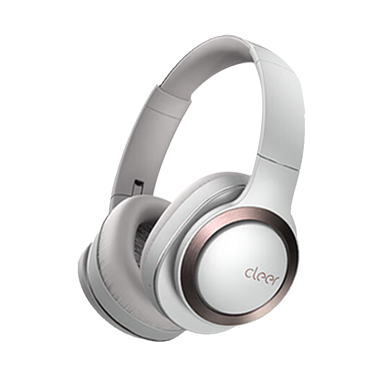 cleer Enduro ANC主动降噪头戴式无线蓝牙耳机 沙白色 环境声音控制 对话模式 Light Grey