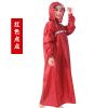 红色点点 XXXL 雨衣连体全身女成人防暴雨高档长款外套电动车男徒步骑行防水雨披