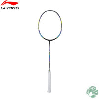 李宁 羽毛球拍超轻WS72/WS74高磅快速进攻防守风暴500/600/700全碳素单拍 超轻WS74 炫彩灰（已拉线）