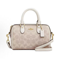 蔻驰(COACH)女包 女士枕头包女士斜挎包Mini Bennett 波士顿手提包 小方包 F32203 CW329-IMXDM