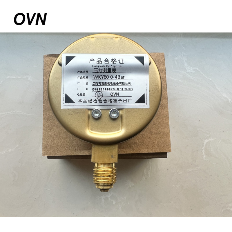 OVN 压力测量表 WKY60 0-4Bar 块高清大图