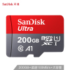 闪迪(SanDisk)200GB (MicroSD)TF存储卡 U1 C10 A1 高速移动版 读速100MB/s