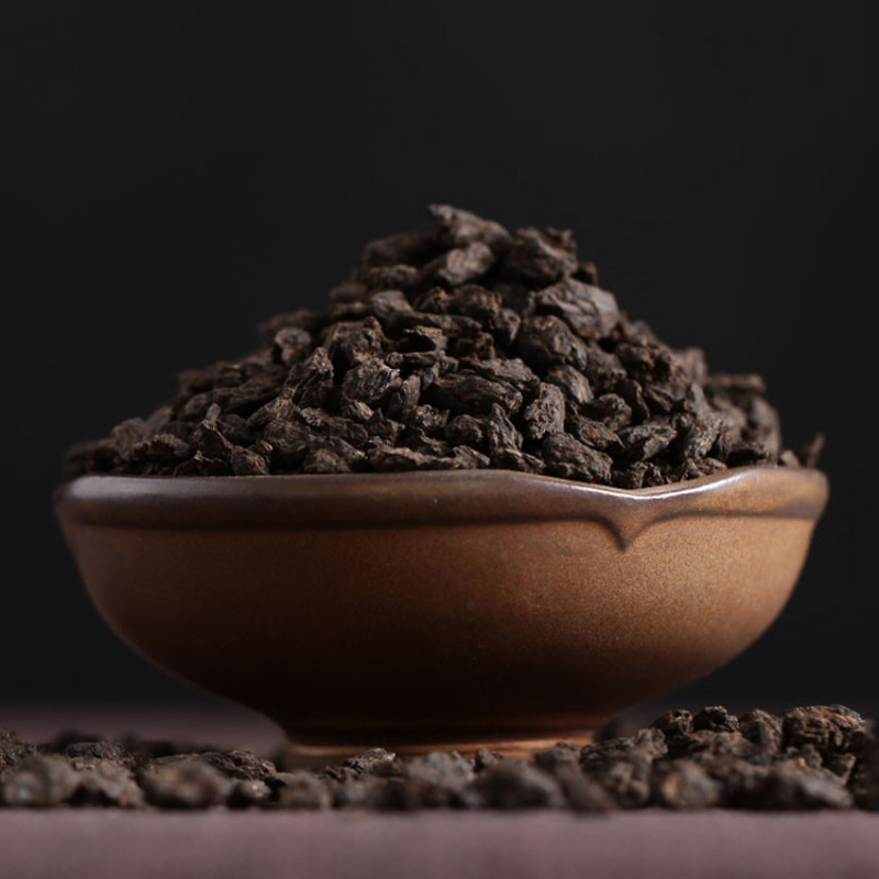 苏宁超市】云南普洱茶熟茶老茶头普洱散茶叶古