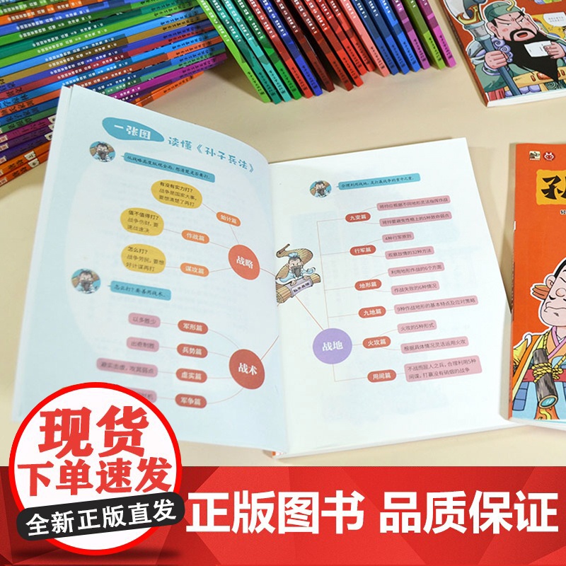 漫画中国50册一套漫画书讲透中国文化漫画中国历史儿童漫画书中华上下五千年小学生版课外书中国传统文化故事绘本儿童读物6岁以高清大图