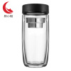 厨小姐 鹅蛋双层玻璃杯 500ml CXJ7537 个