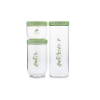 乐扣乐扣(Lock&Lock) INL301S2FU 新概念储物罐三件套 500ml+1.0L +1.6L 单套装
