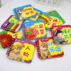 幼儿童看图识物撕不烂早教书幼儿园拼音卡四声调整体认读音节拼读 穿环书随机3册