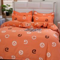 秋冬加厚被套单件150x200x230单人被子罩180x220x240双人被罩_798 220x240cm单被套加厚款 摩斯密码桔