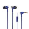 铁三角(audio-technica)ATH-CK350iS(蓝色)手机通用线控带麦入耳式耳机