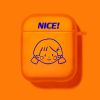 适用AirPods pro保护套1/2代硅胶苹果耳机套荧光airpods2无线耳机 AirPods1/2代通用 可爱女孩