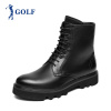 GOLF/高尔夫新品时尚英伦户外短筒马丁靴男黑色