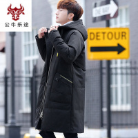 公牛乐途2020青少年冬季棉衣男高中初中学生羽绒棉服潮流帅气大童男孩冬装棉袄