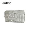 JSBTIF超六类水晶头100颗RJ45/袋