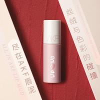 AKF 唇泥唇釉口红柔雾哑光雾面丝绒质地 奶油感 显白学生平价 持玖顺滑 M01肉桂赤茶
