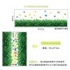 二维3d立体小草腰线防水地脚线墙贴纸客厅卧室创意墙壁面装饰墙角|单色蝴蝶仿真小草 大
