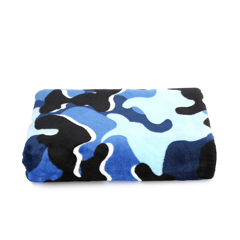 Calvin Klein CK CAMOFLAGE 迷彩毯(蓝)CRT17004