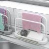 家居抹布架厨房用品台面清洁架水槽置物架家用大全海绵收纳架_新款-灰色