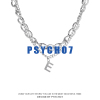 PSYCHO7 欧美26英文字母网红饰品时尚高级感随意组合情侣叠戴项链