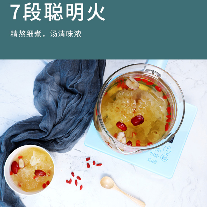 新飞 SQ-Y508养生壶 多功能加厚玻璃分体式养生壶花茶壶保温电热水壶1.5L