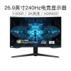 三星(SAMSUNG)玄龙骑士C27G75TQSC 26.9英寸/2K 1000R超曲面 量子点 240Hz电竞刷新 1MS HDR600升降支架 显示器 (DP*2+HDMI)