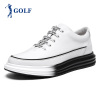 GOLF/高尔夫男鞋新品轻质炫彩鞋底户外健步鞋男真皮休闲运动鞋