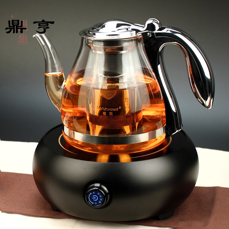 鼎亨波润电陶炉专用烧水煮茶冲泡茶壶套装耐热加厚玻璃壶包邮