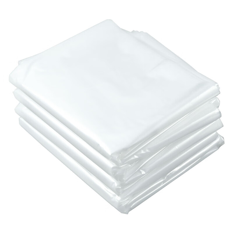 达昭智能感应垃圾桶自动开盖大容量静音脚踏设计抗菌材质pe平口袋高压薄膜袋加厚防潮收纳包装袋定做 50x60CM 100只