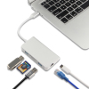 久宇 三星Galaxy tab s7/S7+转换器Type-C扩展坞千兆网口USB3.0集线器连接键盘鼠标读卡