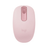 罗技(Logitech)M196 无线蓝牙鼠标 办公鼠标 笔记本商务办公家用 小巧便携 对称手型 玫瑰粉