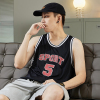 [1.5折价37元叠加优惠券]唐狮夏季新款篮球背心男青潮流无袖T恤透气吸汗运动训练服