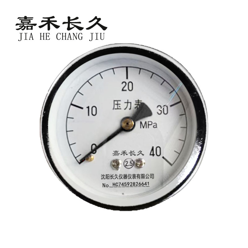 嘉禾长久+压力表轴向检测定制型+Y50Z+块 0-40Mpa