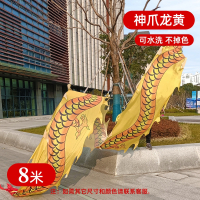 闪电客舞龙广场健身龙耍龙运动甩彩带舞龙头初学中老年节目器材健身道具