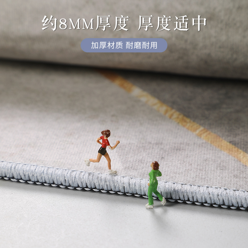 地毯客厅轻奢高级感家用2024新款沙发茶几毯床边毯卧室隔音地垫