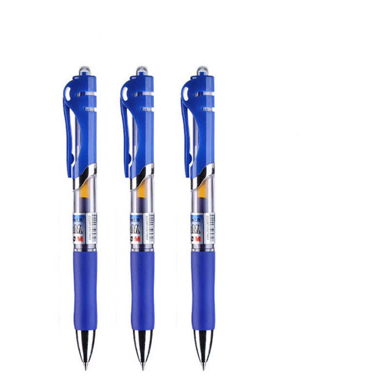 晨光(M&G)K35 经典按动子弹头中性笔 签字笔办公水笔 0.5mm 蓝色 12支/盒 5盒装