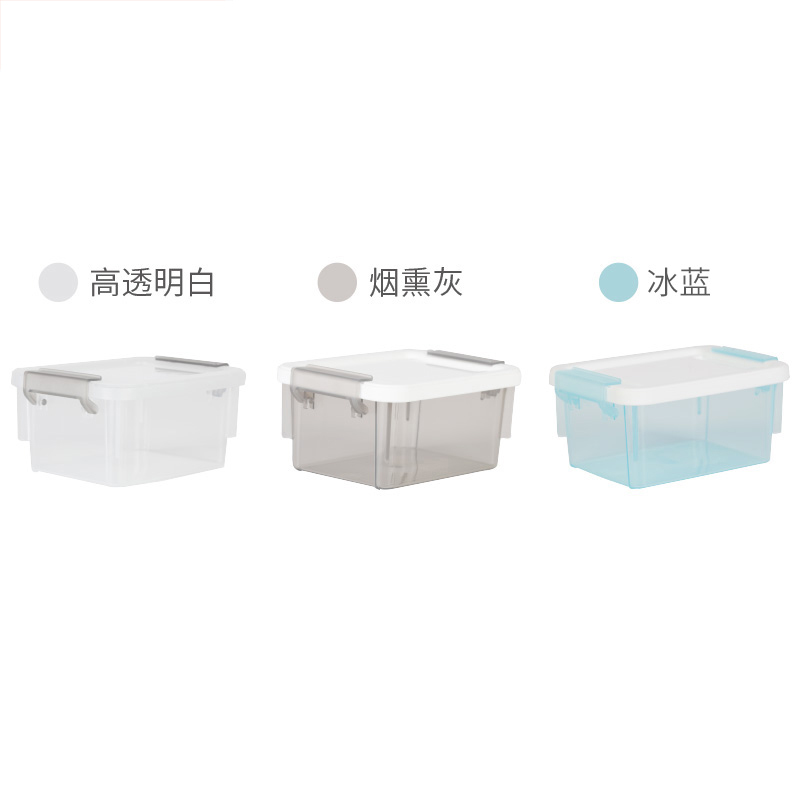 禧天龙Citylong 16L高透可视收纳箱环保塑料储物箱家用整理箱围典系列高清大图