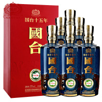 国台 十五年(15年) 53度 500ml*6瓶整箱装 酱香型白酒 酱酒 国台酒 纯粮食高度酒水(商务宴请)