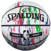 斯伯丁SPALDING篮球室外篮球橡胶材质83-636大理石彩色印花系列7号标准篮球