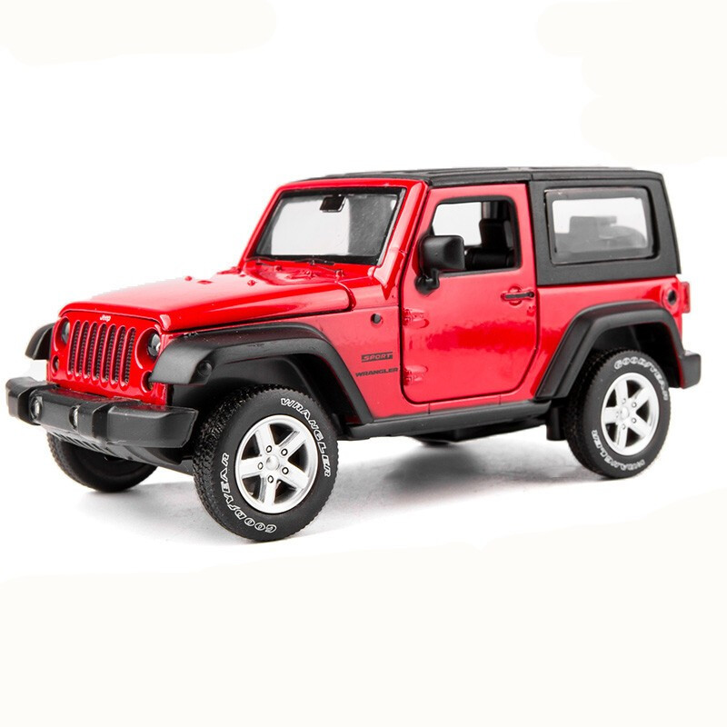 牧马人jeep吉普车合金越野车模仿真汽车模型玩具车模型摆件小汽车
