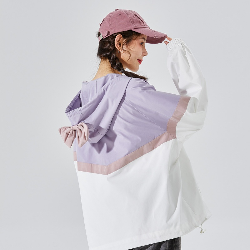 唐狮 | 外套女春季新款韩版宽松连帽小个子长袖休闲外套风衣上衣
